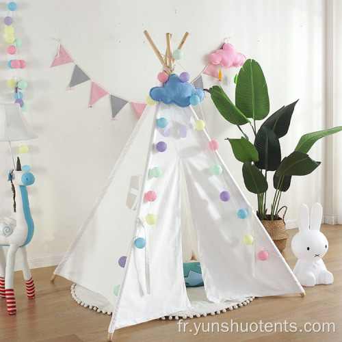 Nouveau design enfants jouer tente tipi indien